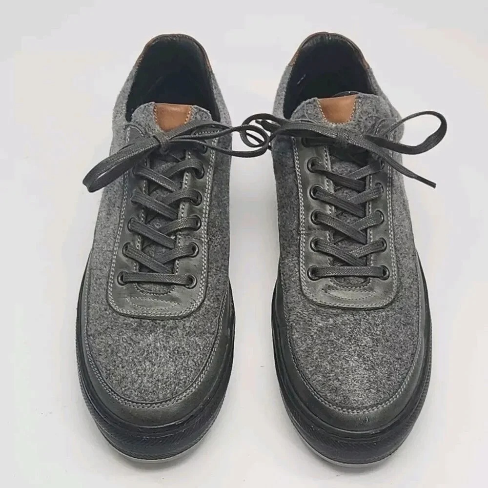 Cycleur de Luxe Sneakers Shoe Gray Wool Feel 1.25